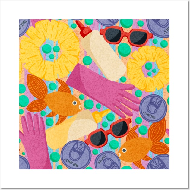 Chungking Express pattern Wall Art by Karla-Kiky